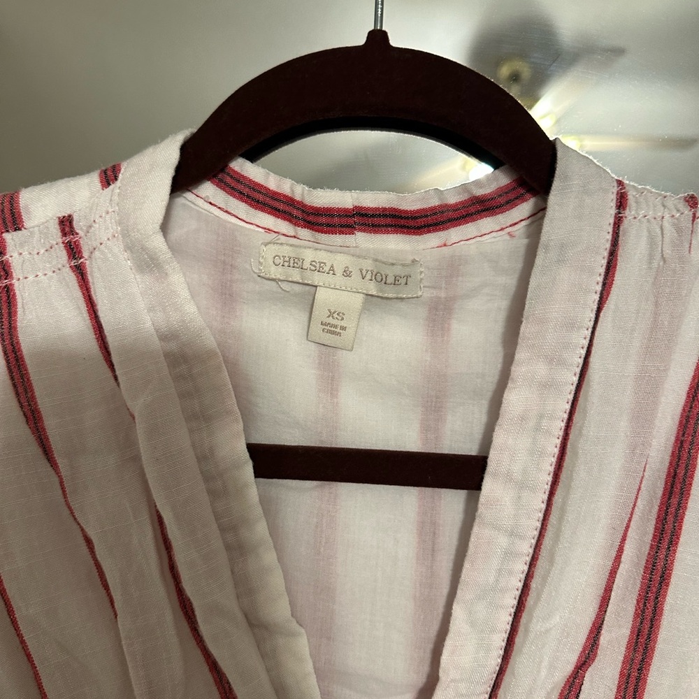 Chelsea & Violet Red Striped Dress - Picture 2 of 4